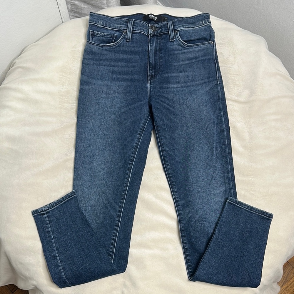Hudson Jeans Blue Straight Leg Denim